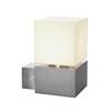 BIG WHITE SQUARE WL, venkovní nástěnné svítidlo, TC-(D,H,T,Q)SE, IP44, hranaté, nerezová ocel 304, max. 20W 1000336