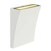 BIG WHITE DELWA WIDE, venkovní nástěnné svítidlo, LED, 3000K, IP44, bílé, 7 W 1000340