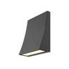 BIG WHITE DELWA WIDE, venkovní nástěnné svítidlo, LED, 3000K, IP44, antracit, 6,5 W 1000342
