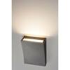 BIG WHITE DELWA WIDE, venkovní nástěnné svítidlo, LED, 3000K, IP44, antracit, 6,5 W 1000342