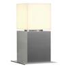 BIG WHITE SQUARE POLE 30, venkovní stojací lampa, TC-TSE, IP44 , hranatá, nerezová ocel 304, D/Š/V 18/18/30 cm, max. 20W 1000344