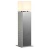 BIG WHITE SQUARE POLE 60, venkovní stojací lampa, TC-TSE, IP44 , hranatá, nerezová ocel 304, D/Š/V 18/18/60 cm, max. 20W 1000345