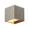 BIG WHITE SOLID CUBE, nástěnné světlo, QT14, černý pískovec, max. 25W 1000911