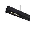 BIG WHITE Q-LINE PD LED vnitřní závěsné svítidlo, 2m, BAP, černá, 4000K 1000936