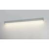 BIG WHITE L-LINE 120 nástěnné a stropní svítidlo, LED, 3000K, IP44, stříbrné, D/Š/V 118/7/7 cm, 3 000 lm, 2x12,9 W 1001304