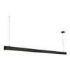 BIG WHITE GLENOS profilové závěsné svítidlo, LED, 3000K, černá, 2 m, 85W 1001406