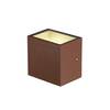 BIG WHITE SITRA CUBE WL LED venkovní nástěnné a stropní nástavbové svítidlo, rezavě zbarvené, IP44, 3000K, 10W 1002034