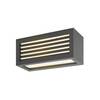 BIG WHITE BOX_L LED venkovní nástěnné a stropní nástavbové svítidlo, antracit, IP44, 3000K, 19W 1002035