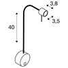 BIG WHITE DIO FLEX PLATE QPAR51 WL vnitřní nástěnné nástavbové svítidlo bílá 1002607