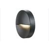 BIG WHITE DOWNUNDER OUT round WL, Outdoor, nástěnné vestavné LED svítidlo, antracitové, 3000K 1002868