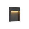 BIG WHITE FLATT Outdoor, nástěnné LED svítidlo, 3000K, IP65, antracitové 1002952