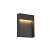 BIG WHITE FLATT Outdoor, nástěnné LED svítidlo, 3000K, IP65, antracitové 1002952