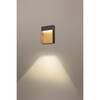 BIG WHITE FLATT SENSOR Outdoor, nástěnné LED svítidlo, 3000K, IP65, antracitové/hnědé 1002955