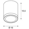 BIG WHITE ENOLA ROUND M Outdoor, stropní LED svítidlo, antracitové 1003427