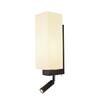 BIG WHITE QUADRASS SPOT Indoor, nástěnné svítidlo s LED Spotem a objímkou E27, černé 1003428