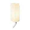 BIG WHITE QUADRASS SPOT Indoor nástěnné svítidlo s LED Spotem a objímkou E27, bílé 1003429