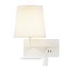BIG WHITE SOMNILA FLEX vnitřní nástěnné svítidlo LED 3000K, bílá, verze vlevo vč. USB přípojky 1003459