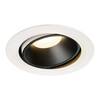 BIG WHITE NUMINOS MOVE DL XL vnitřní LED zápustné stropní svítidlo bílá/černá 3000 K 40° otočné a výkyvné 1003736