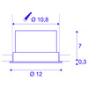 BIG WHITE OCULUS DL MOVE vnitřní LED stropní zápustné svítidlo černé DIM-TO-WARM 2000–3000 K 1004668