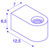 BIG WHITE FITU CUBE WL vnitřní nástěnné přisazené svítidlo E27 černé 1004738