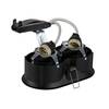 BIG WHITE HORN double QPAR51 zápustné stropní svítidlo černé 25 W 1006121