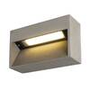 BIG WHITE (SLV) CONCRETO L WL nástěnné přisazené svítidlo, šedé, 12 W, 570 lm, 3000 K CRI80 1006405