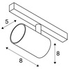 BIG WHITE (SLV) NUMINOS XS 48 V TRACK DALI, spot, bílé/bílé, 8,7 W, 730 lm, 3000 K, CRI90, 20° 1006679