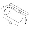 BIG WHITE (SLV) NUMINOS S 48 V TRACK DALI, spot, bílé/bílé, 16 W, 1020 lm, 2700 K, CRI90, 20° 1006715