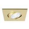BIG WHITE (SLV) UNIVERSAL DOWNLIGHT kryt pro downlight IP20, výkyvný, hranatý, matně zlatý 1007194