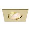 BIG WHITE (SLV) UNIVERSAL DOWNLIGHT kryt pro downlight IP20, výkyvný, hranatý, matně zlatý 1007194