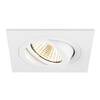 BIG WHITE (SLV) NEW TRIA 75 kroužek pro vestavbu do stropu, D: 9 Š: 9 H: 2,6 cm, IP 20, bílá 1007349