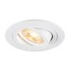 BIG WHITE (SLV) NEW TRIA 75 stropní vestavné svítidlo, kulaté, max. 10W GU10, bílá 1007374
