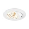 BIG WHITE (SLV) NEW TRIA 68 stropní vestavné svítidlo, 2700K, 38°, IP 20, kulaté, bílá 1007385