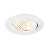 BIG WHITE (SLV) NEW TRIA 68 stropní vestavné svítidlo, 2700K, 60°, IP 20, kulaté, bílá 1007387