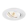 BIG WHITE (SLV) NEW TRIA 75 stropní vestavné svítidlo, 2700K, 38°, IP 20, kulaté, bílá 1007401
