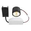 BIG WHITE (SLV) NEW TRIA LED modul, kulatá, 1800-3000K, 38°, fáze, černá 1007421