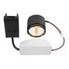 BIG WHITE (SLV) NEW TRIA LED modul, kulatá, 1800-3000K, 38°, fáze, černá 1007421