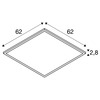 BIG WHITE (SLV) PANEL V DALI 625 34W 830/840 UGR 1007505