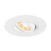 BIG WHITE (SLV) NEW TRIA 75 XL stropní vestavné svítidlo, kulaté, max. 10W, GU10, bílá 1007624