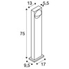 BIG WHITE (SLV) LID I 75 stojací lampa, 29 W, 2700/3000 K, PHASE, antracit 1007669