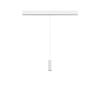 BIG WHITE (SLV) LALU závěsné svítidlo, 48 V, Led Base, mix & match, 150 cm, 8 W, 3000 K, DALI, bílá 1007748