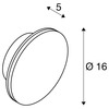 BIG WHITE (SLV) D-RING S nástěnné svítidlo, fáze, 2700/3000K, fáze, IP65, bílá 1007912