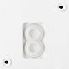 BIG WHITE (SLV) Q-RING nástěnné svítidlo, senzor, 3000 K, IP54, bílá 1007917