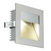 BIG WHITE FRAME CURVE, vestavné svítidlo, LED, 3 000 K, hranaté, stříbrošedé, vč. listových pružin 111292
