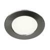 BIG WHITE DL 126, vestavné svítidlo, LED, 3000K, kulaté, kartáčovaný kov, 2,8 W, vč. listových pružin 112225