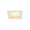BIG WHITE VERLUX, vestavné svítidlo, LED, 3000K, bílé matné, D/Š/H 8,5/8,5/4,5 cm, 10 W 112682