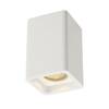 BIG WHITE PLASTRA, stropní svítidlo, QPAR51, hranaté, bílá sádra, max. 35 W 148004