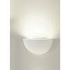 BIG WHITE PLASTRA 101, nástěnné svítidlo, C35, půlkulaté, bílá sádra, max. 40 W 148013