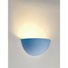 BIG WHITE PLASTRA 101, nástěnné svítidlo, C35, půlkulaté, bílá sádra, max. 40 W 148013