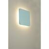 BIG WHITE PLASTRA SQUARE, nástěnné svítidlo, pásek LED, 3000K, hranaté, bílá sádra, max. 10,8 W 148019